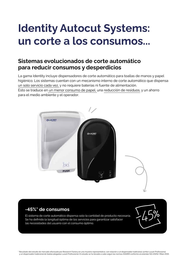 Página 3 do catálogo Lucart Identity 2025